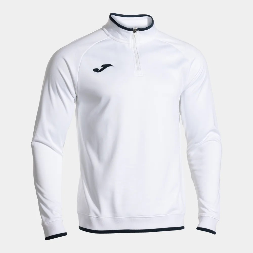COMBI PREMIUM SWEATSHIRT — WEISS-MARINEBLAU