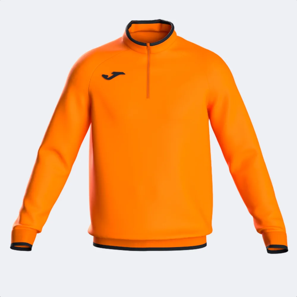 COMBI PREMIUM SWEATSHIRT — ORANGE-SCHWARZ