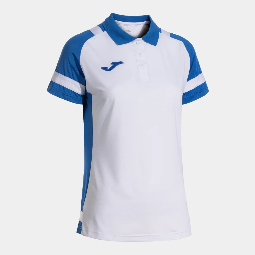 LIDER POLO WOMEN — WEISS-ROYALBLAU