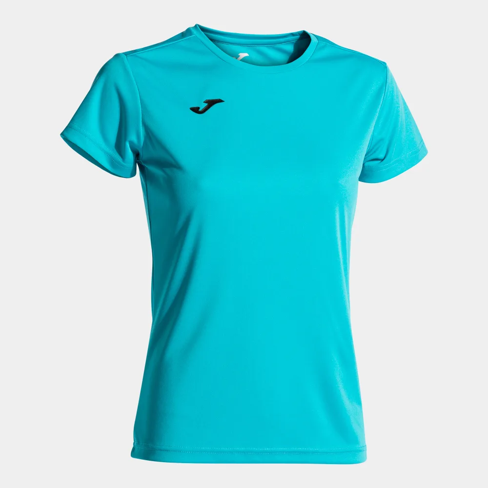 SHIRT COMBI WOMAN — TÜRKIS FLUOR