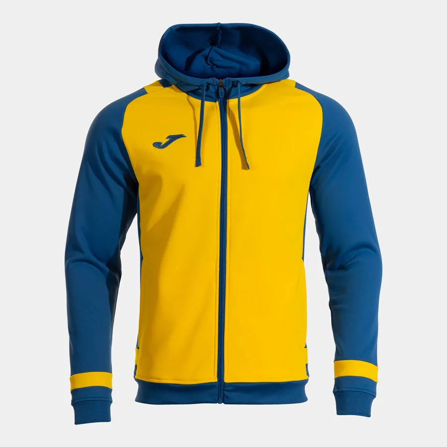 LIDER KAPUZENJACKE — GELB-ROYALBLAU