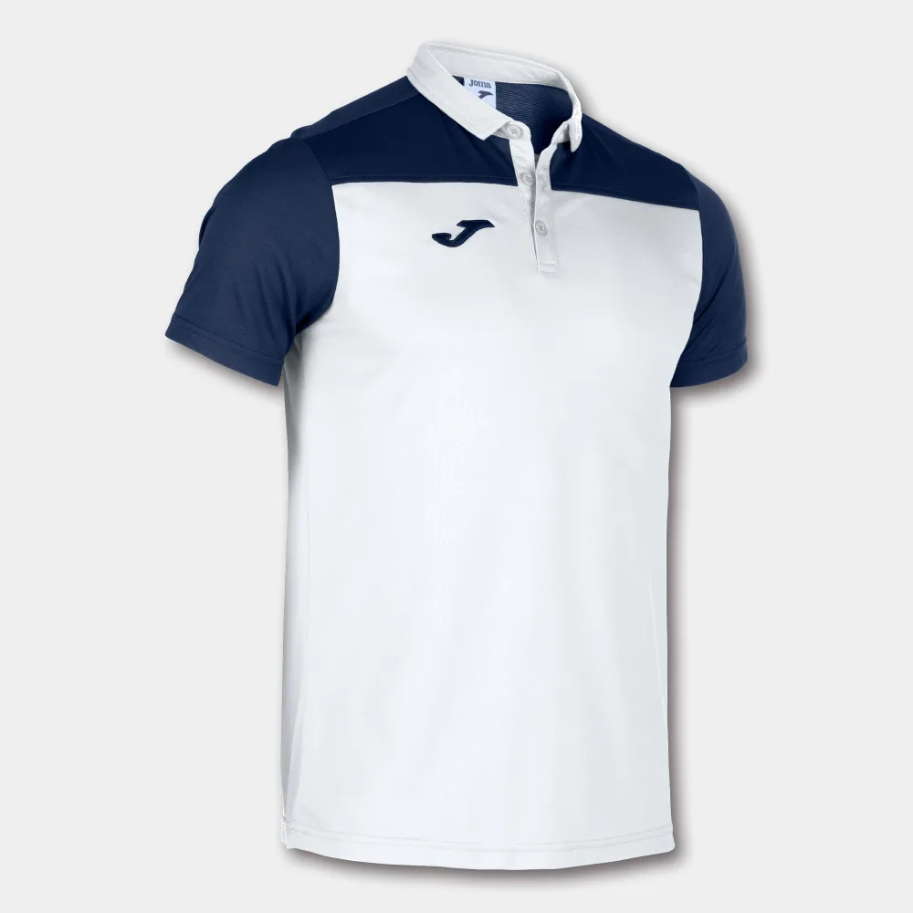 POLO COMBI — WEISS-MARINEBLAU