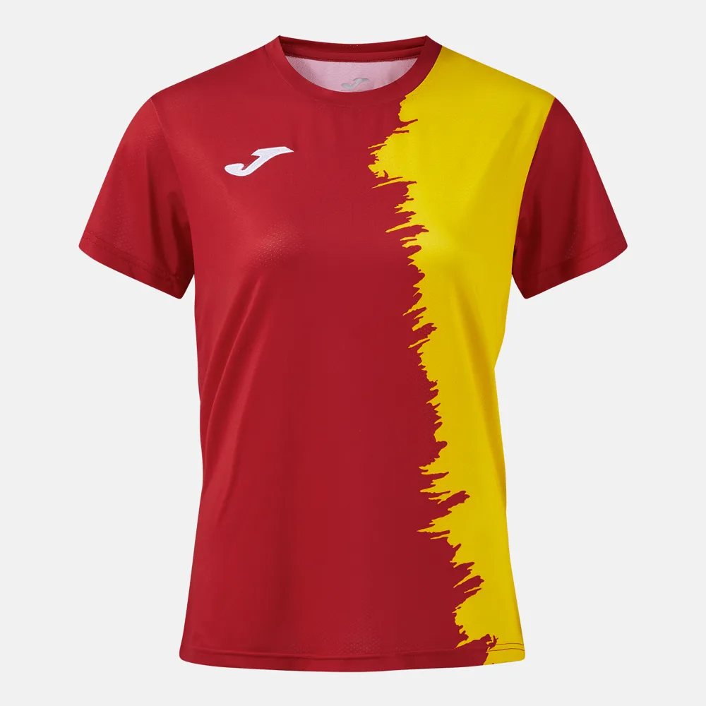 PICASHO SHIRT WOMEN — ROT-GELB
