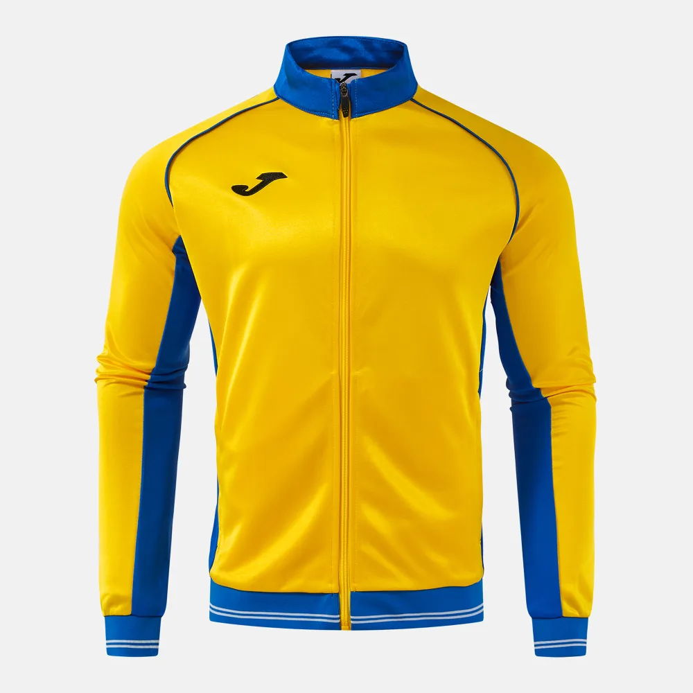 ECO RETRO JACKE — GELB-ROYALBLAU